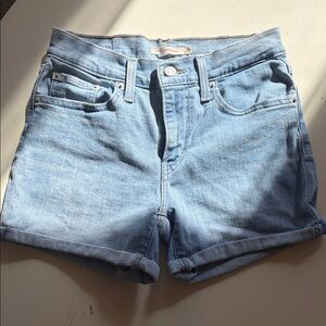 Denim Levi’s Mid Length Shorts